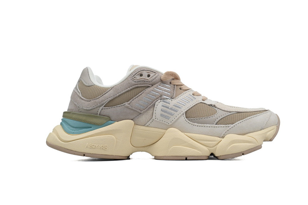 New Balance 9060 'Ivory' U9060WCG Women's & Men's Beige Blue Retro Chunky Sneakers