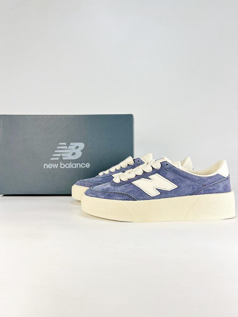 New Balance 750 U7507SP Blue Cream Platform Sneakers Retro Casual Shoes for Women and Men