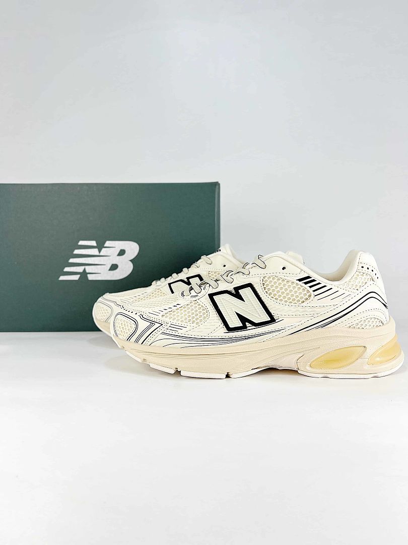 New Balance 2010 U20103SH Cream Black Retro Mesh Sneakers Women Men