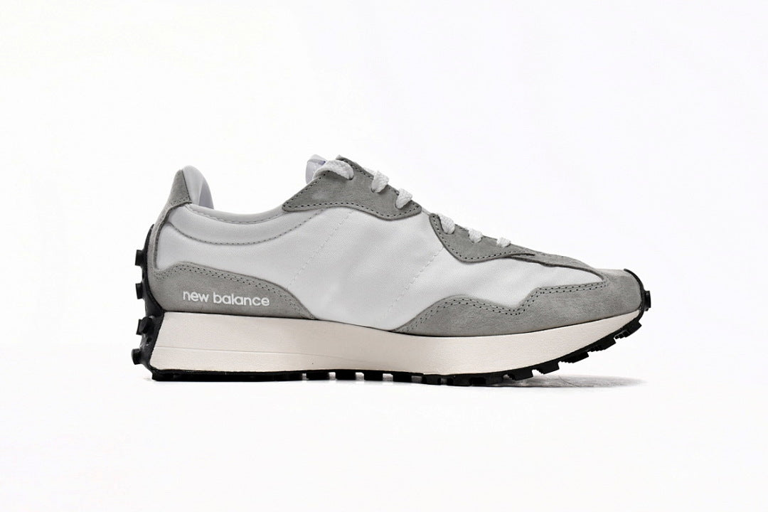 New Balance 327 'White Grey' MS327LAB Original Retro Suede Running Shoes – Men's & Women's Unisex Sneakers