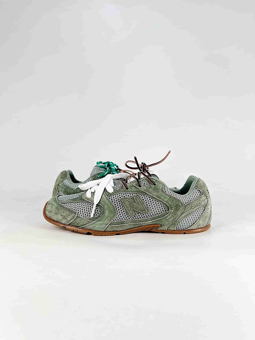 Miu Miu x New Balance 530 Sage Green Mesh Retro Low Top Sneakers Women Men