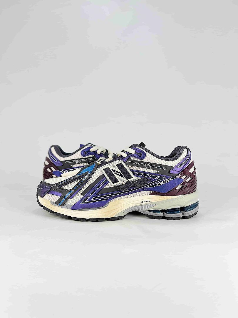 New Balance 1906A Womens Mens Purple Black Mesh Retro Runner Sneakers