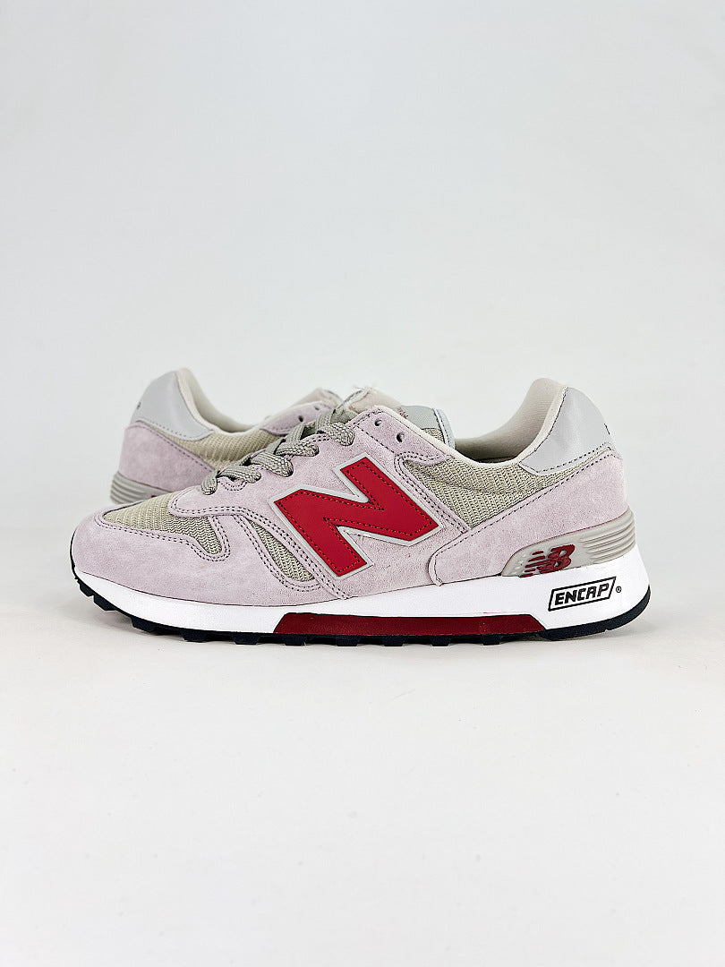 New Balance 1300 JP Grey Red Retro Casual Sneakers for Women and Men