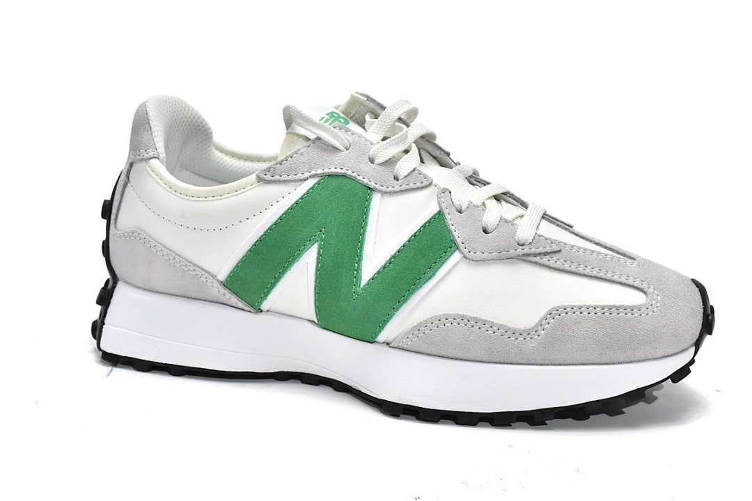 New Balance 327 'White Green' WS327LG Retro Suede Running Shoes – Men's & Women's Unisex Sneakers