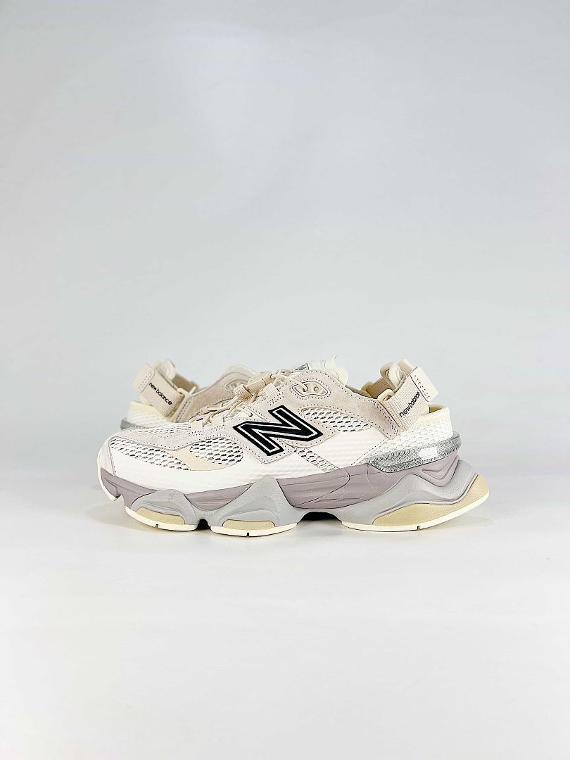 New Balance 9060 U90609IH Cream White Grey Mesh Retro Chunky Sneakers for Women and Men