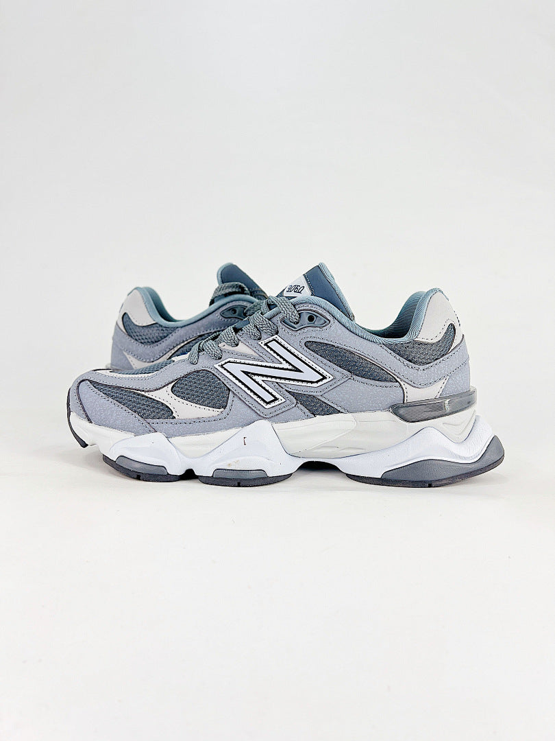 New Balance 9060 U9060FGG Grey White Retro Chunky Mesh Sneakers for Women and Men
