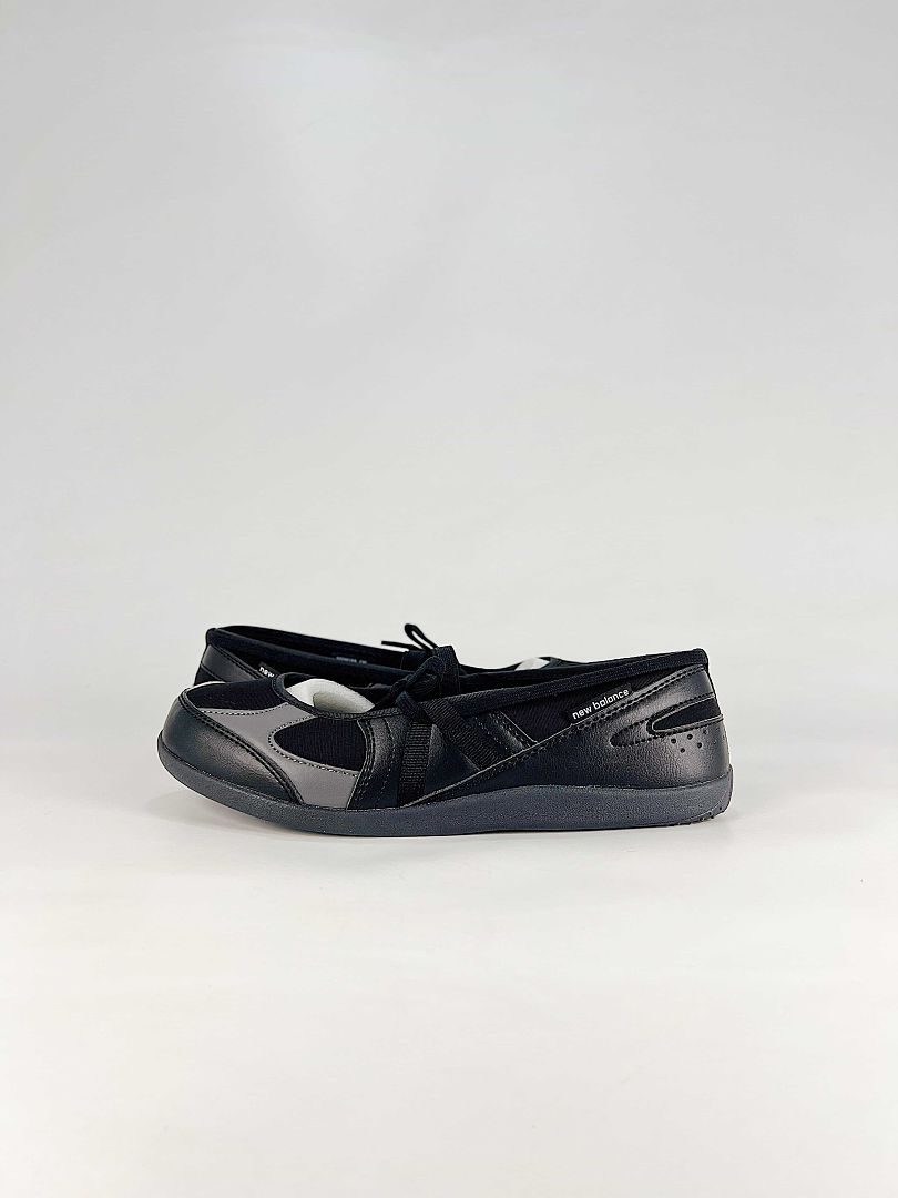 New Balance Flat Breeze SD2601BK Black Silver Mary Jane Ballet Sneakers for Women and Men