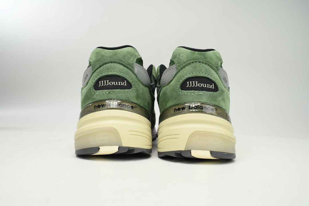 JJJJound x New Balance 992 M992JJ Mossy Green Retro Sneakers Women Men