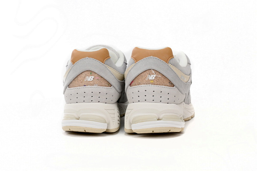 New Balance 2002R M2002RSB Light Grey Cream Retro Sneakers Women Men Casual Shoes