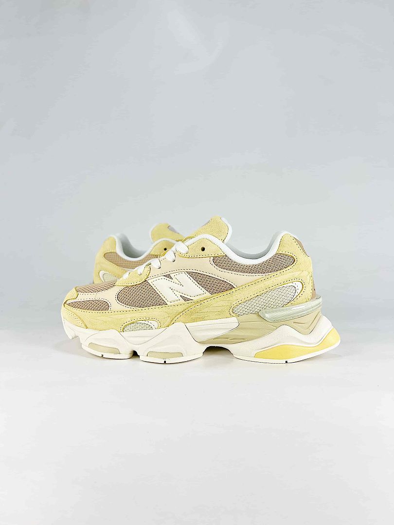 New Balance 9060 U90606U0 Yellow Beige Retro Chunky Sneakers for Women and Men