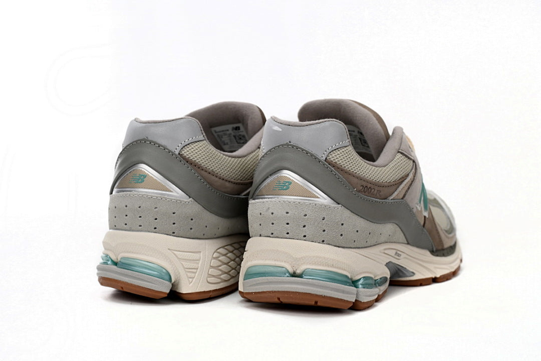 New Balance 2002R M2002RAM Brown Emerald Green Retro Mesh Sneakers Women Men