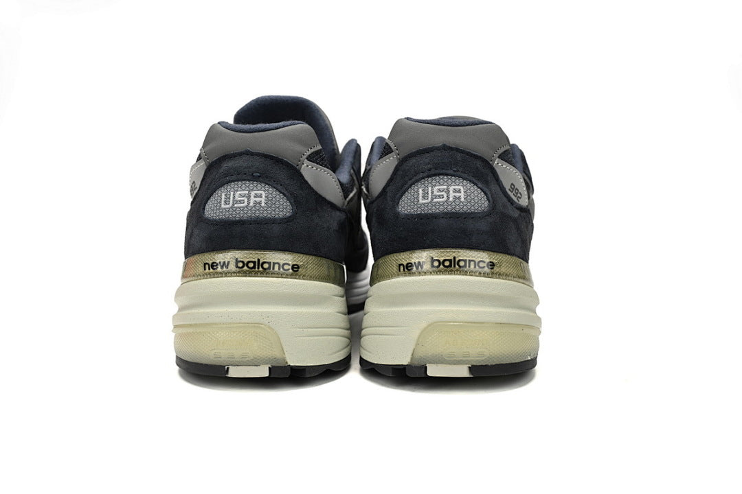 New Balance 992 M992GG Black Grey White Retro Sneakers Women Men