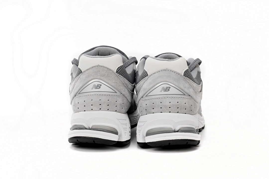 New Balance 2002R M2002RST White Grey Womens Mens Retro Mesh Sneakers