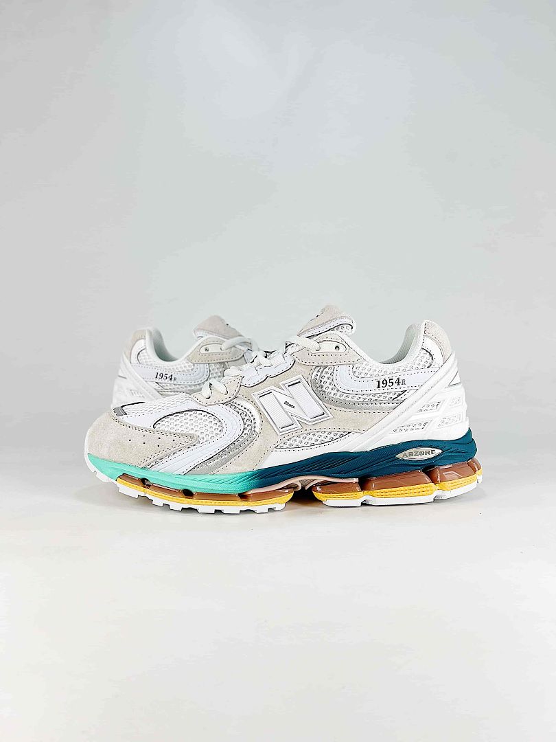 New Balance 1954R U19549XD White Teal Retro Sneakers Women Men Y2K Casual Shoes