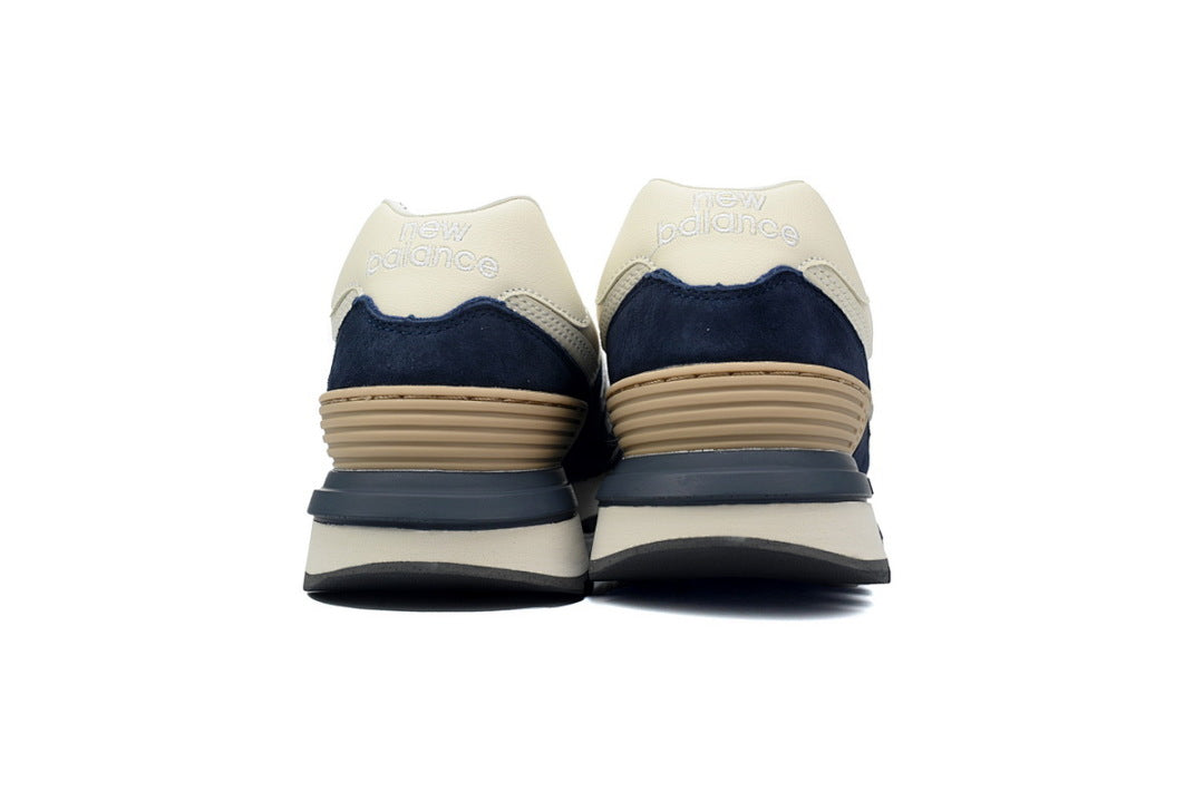 New Balance 574 Legacy U574LGRN Navy White Retro Sneakers | Women's & Men's Casual Shoes