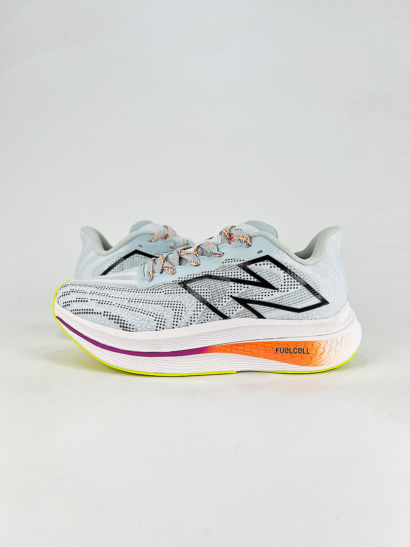New Balance FuelCell Elite v3 MRCXLG3 Light Grey Running Shoes Womens and Mens