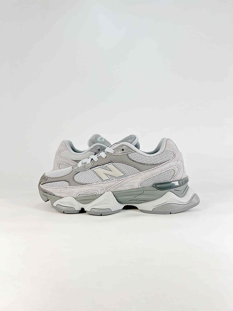 New Balance 9060 U90609EL Grey White Retro Chunky Sneakers for Women and Men