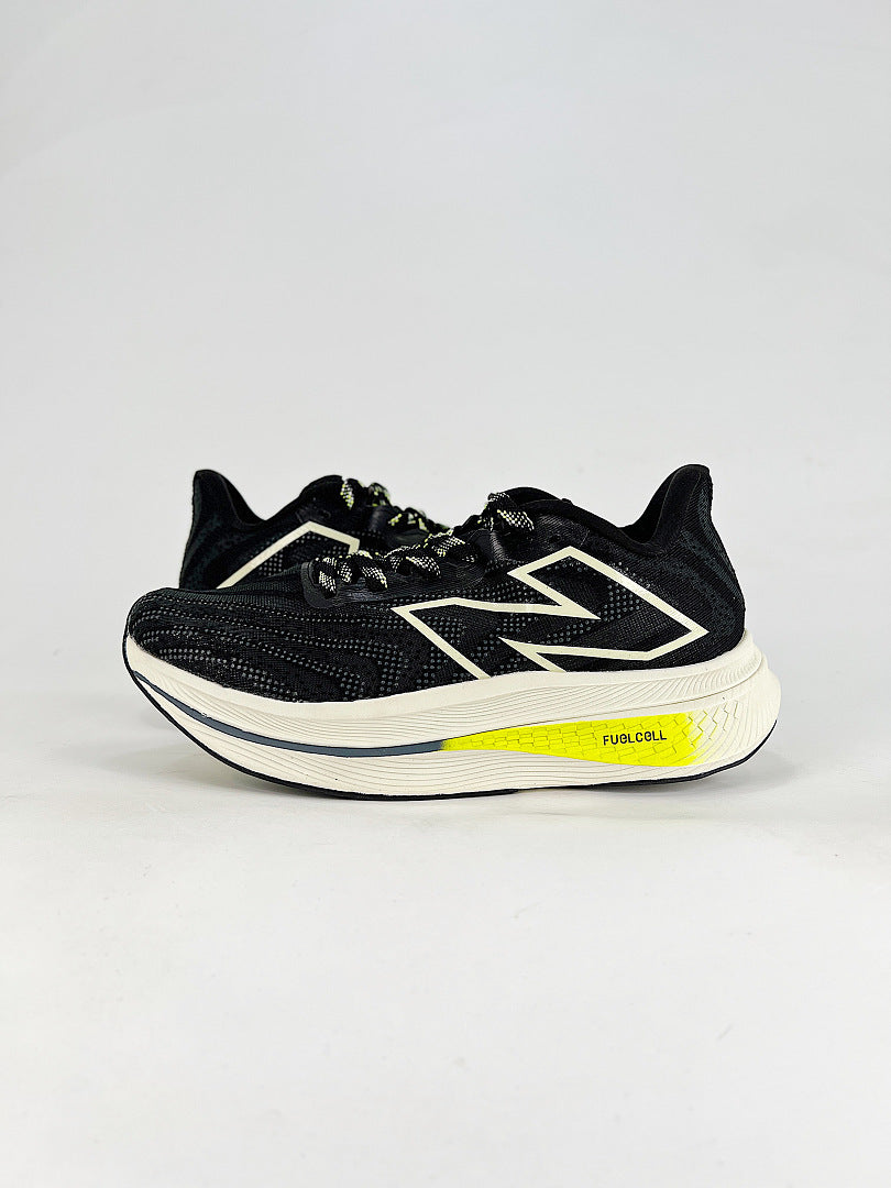 New Balance FuelCell Elite v3 Black White Neon Yellow Womens Mens Running Shoes