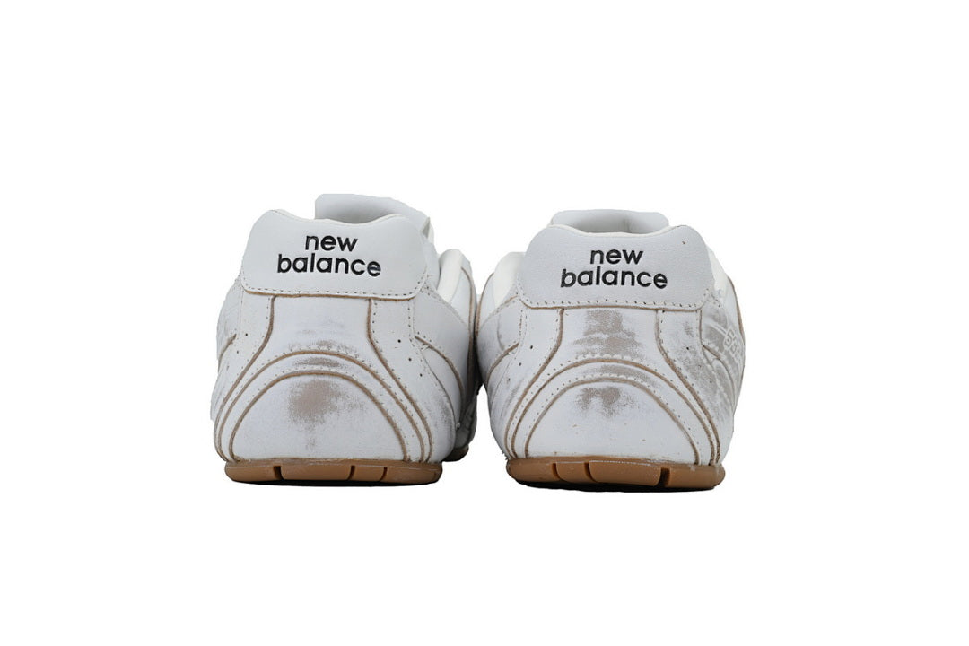 New Balance x Miu Miu 530 SL White Gum Distressed Retro Low Top Sneakers Women Men