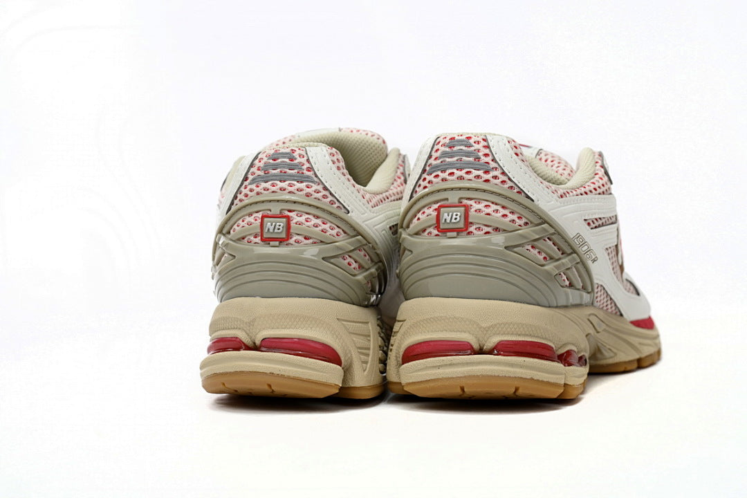 New Balance 1906R M1906RO White Red Womens Mens Retro Mesh Sneakers