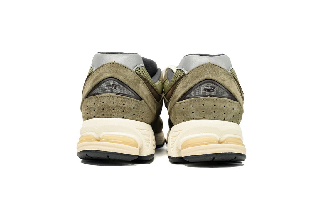 New Balance 2002R M2002RHN Women's Men's Olive Green Grey Retro Sneakers