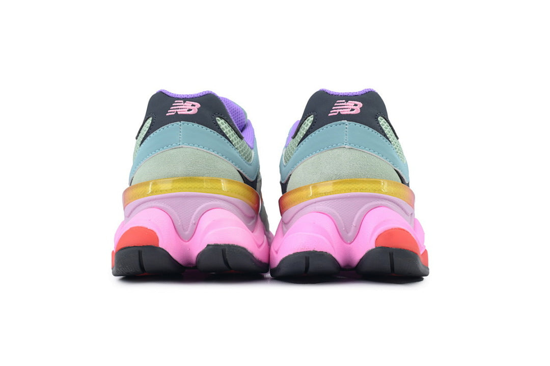 New Balance 9060 Warped U9060WRB Women's Men's Multicolor Retro Chunky Sneakers
