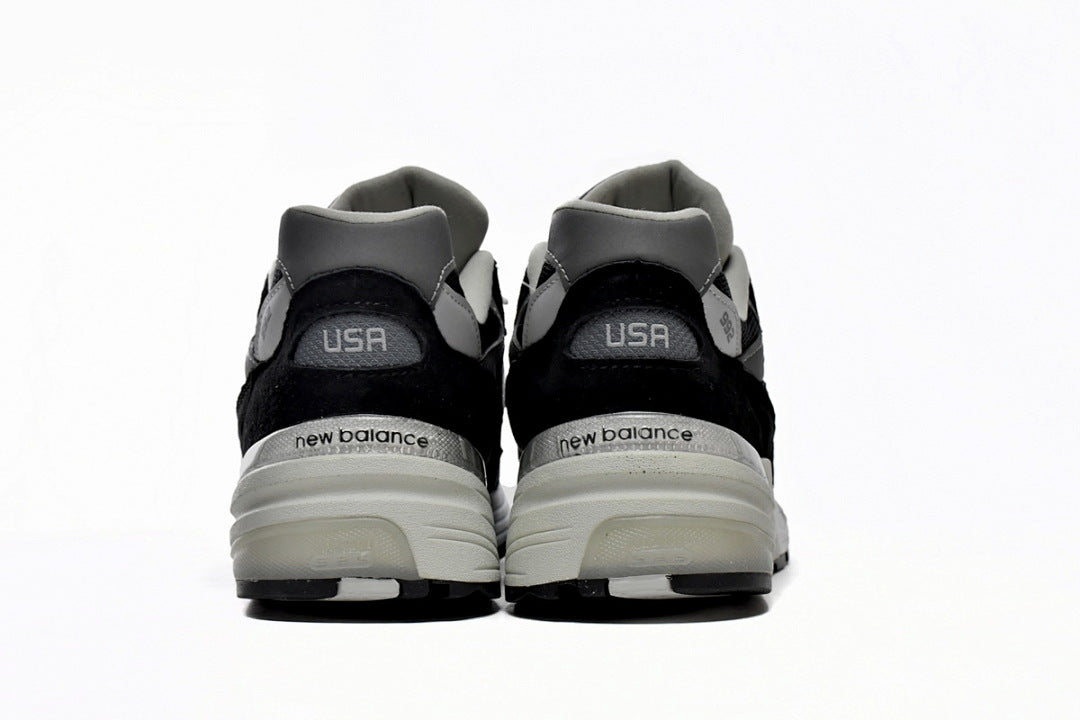 New Balance 992 Black Grey M992EB Retro Sneakers Women Men