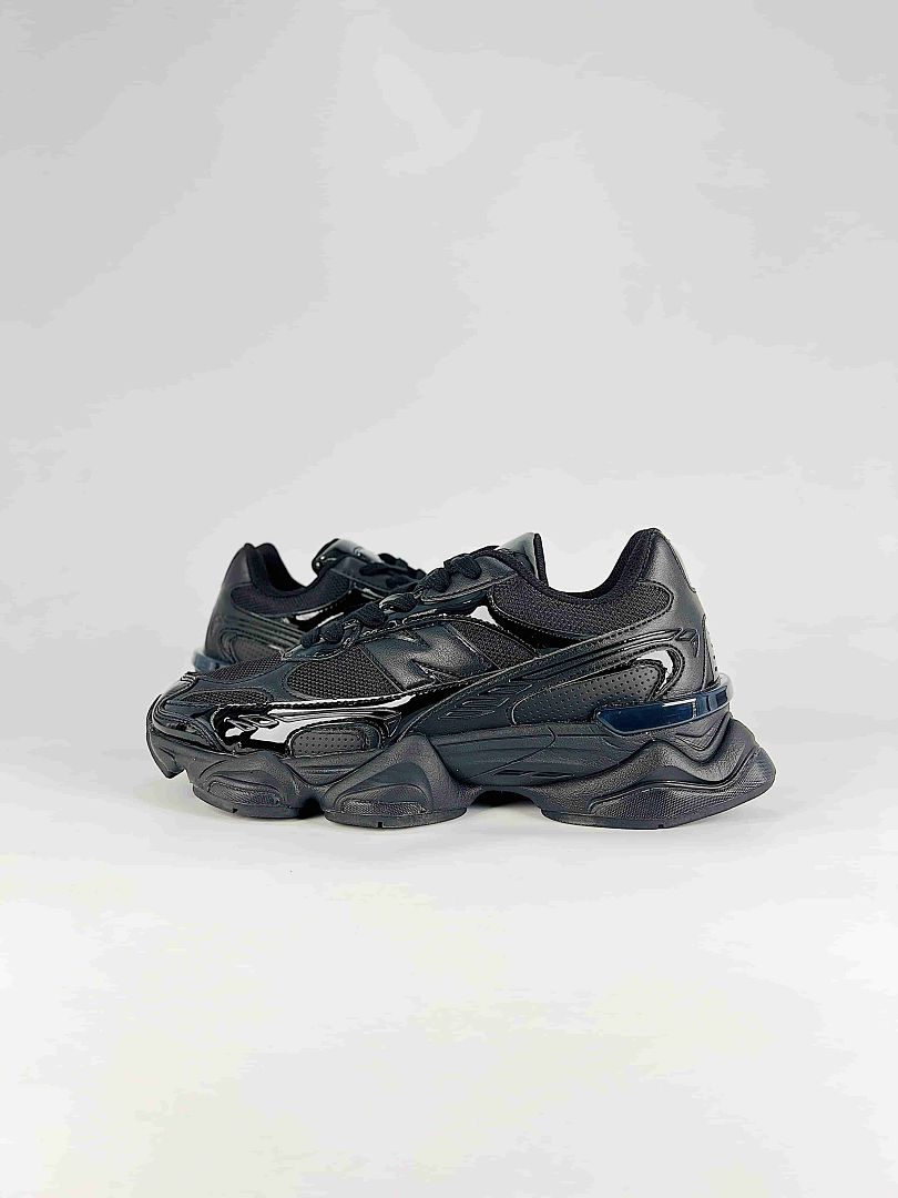 New Balance 9060 U90603BQ Black Retro Chunky Mesh Sneakers for Women and Men