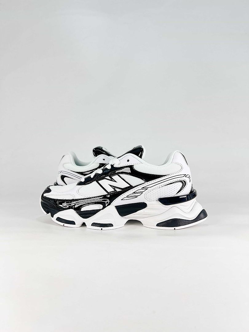 New Balance 9060 U906076M Black White Retro Chunky Sneakers for Women and Men