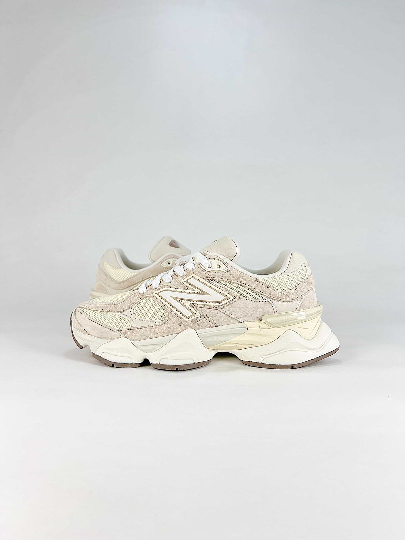 New Balance 9060 U906029Y Cream Beige Retro Chunky Sneakers for Women and Men