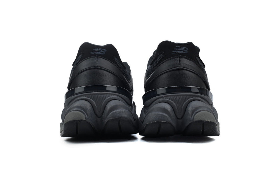New Balance 9060 U9060NRI Triple Black Chunky Sneakers | Women's & Men's Casual Shoes