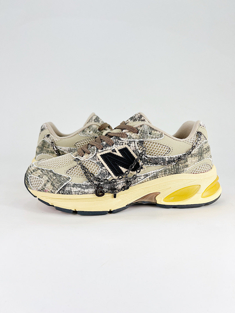 New Balance 2010 U2010JG1 Beige Distressed Retro Sneakers Women Men