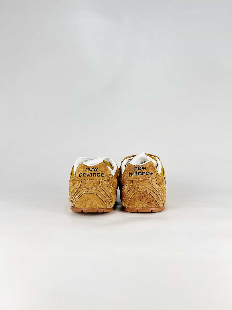 Miu Miu x New Balance 530 Mustard Yellow Tan Retro Low Top Sneakers Women Men