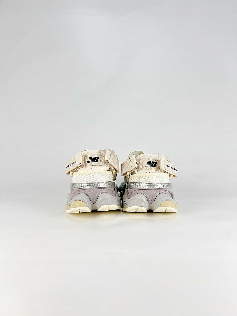 New Balance 9060 U90609IH Cream White Grey Mesh Retro Chunky Sneakers for Women and Men