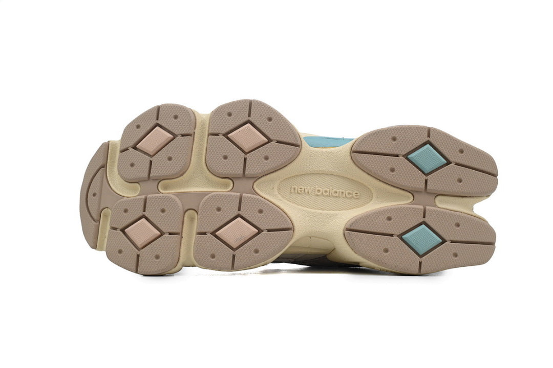 New Balance 9060 'Ivory' U9060WCG Women's & Men's Beige Blue Retro Chunky Sneakers