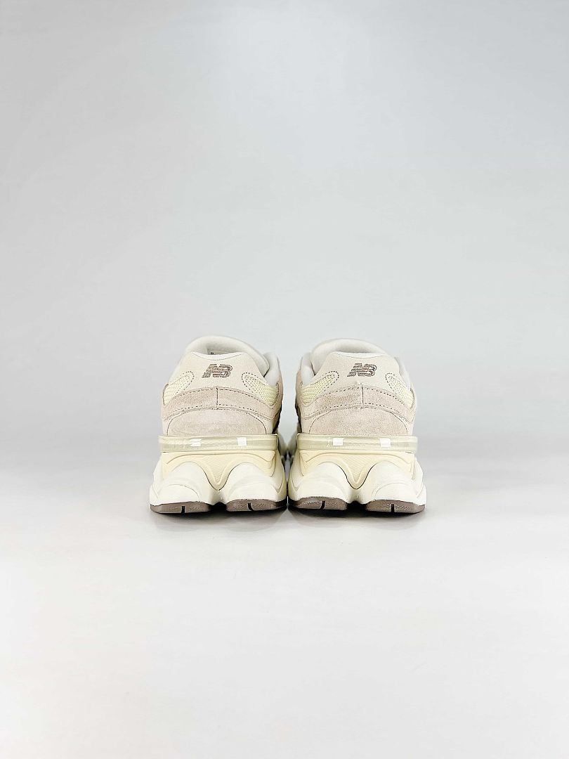 New Balance 9060 U906029Y Cream Beige Retro Chunky Sneakers for Women and Men