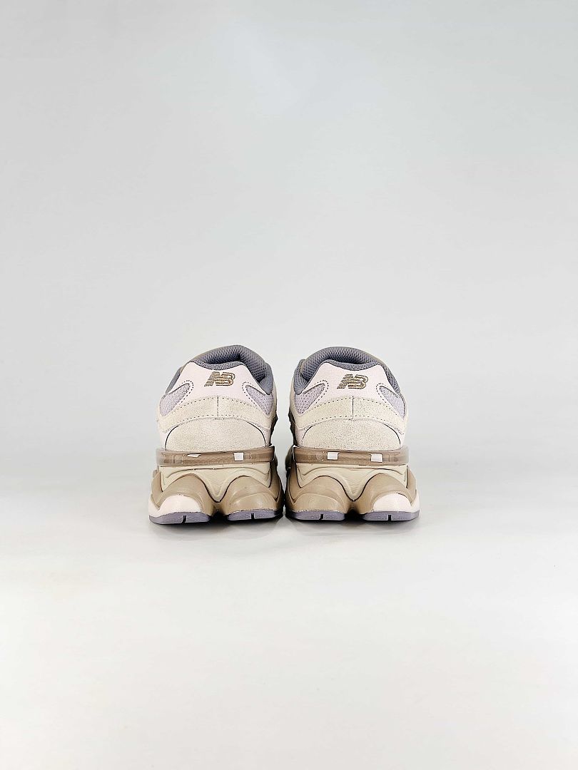 New Balance 9060 U9060152 Cream Beige Lavender Retro Chunky Sneakers for Women and Men