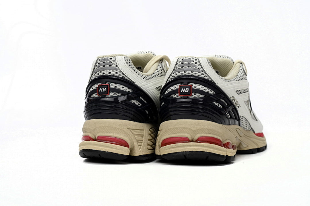 New Balance 1906R M1906RR White Black Red Womens Mens Retro Mesh Sneakers