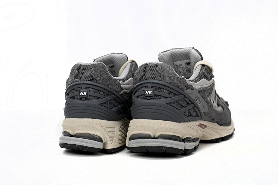New Balance 1906R M1906DA Women's Men's Grey Cream Distressed Retro Sneakers