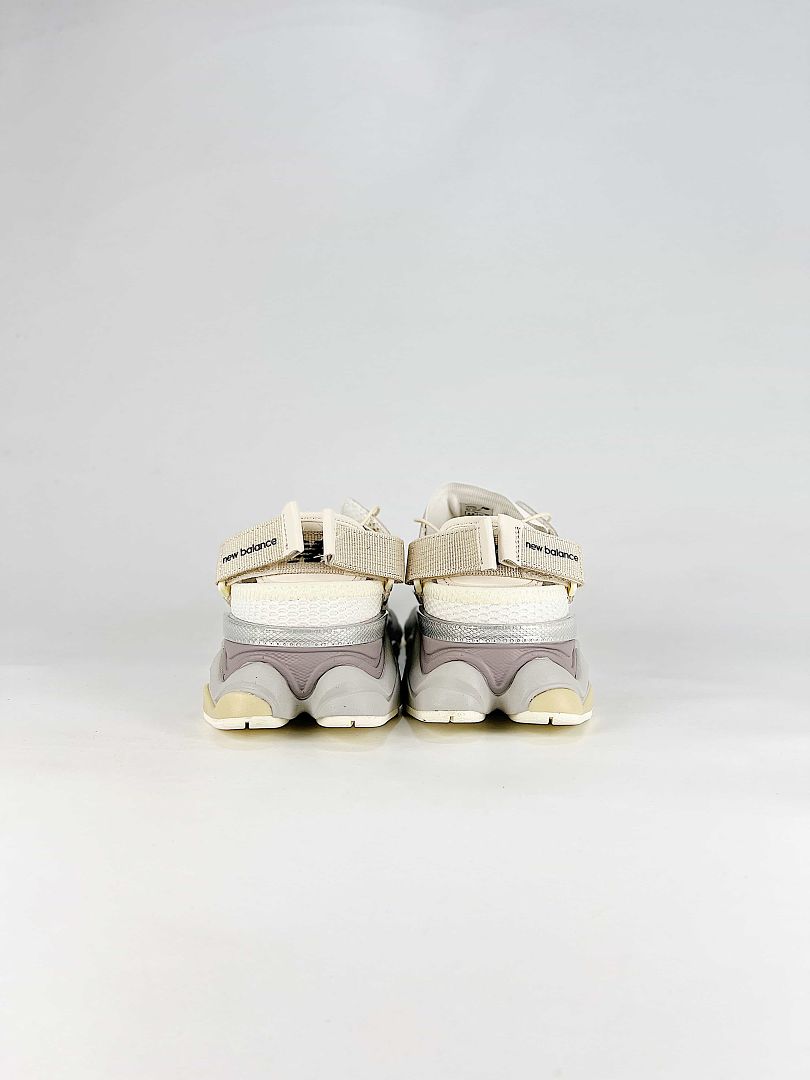 New Balance 9060 U90609IH Cream Grey Chunky Mesh Slingback Sneakers for Women and Men