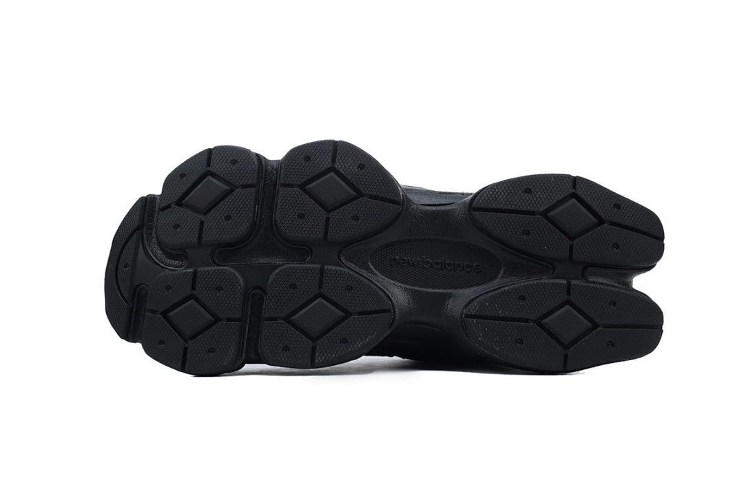 New Balance 9060 Triple Black U9060BPM Women's & Men's Retro Chunky Sneakers