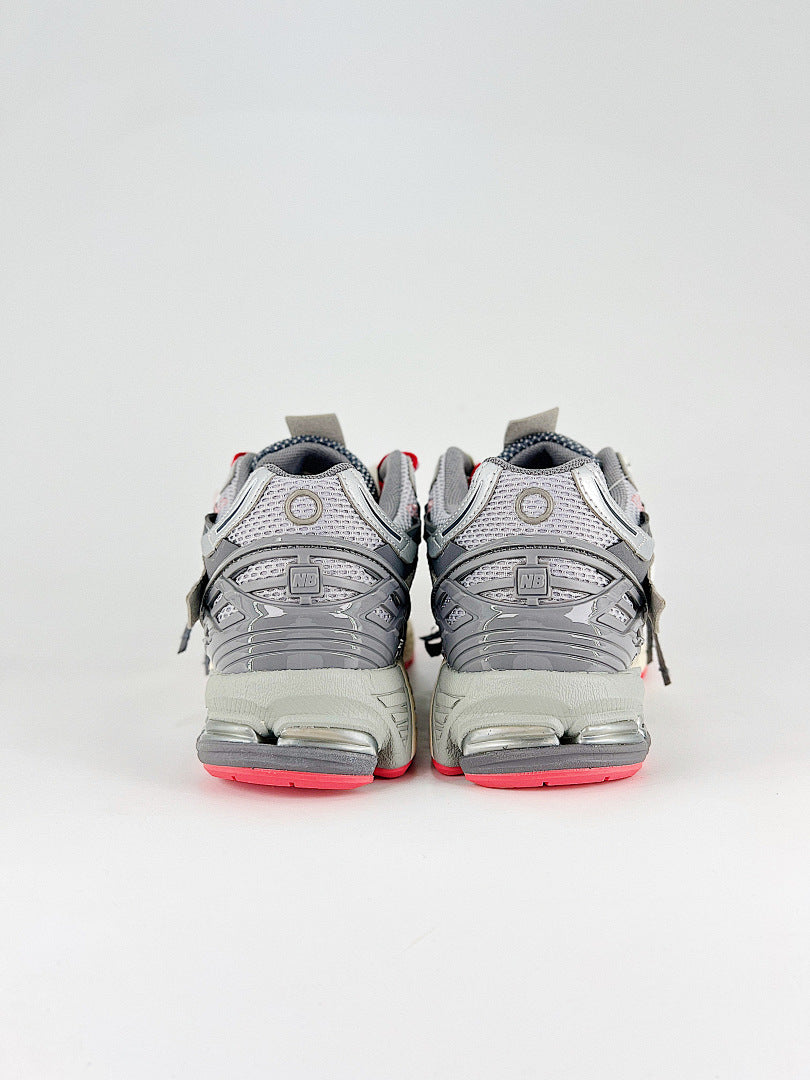 New Balance 1906A U1906AC Grey White Red Womens Mens Deconstructed Retro Mesh Sneakers