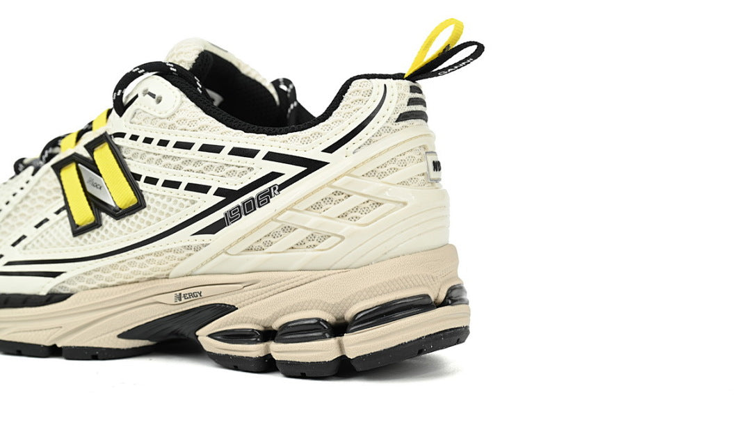 New Balance 1906R M1906RGG White Yellow Black Womens Mens Retro Mesh Sneakers
