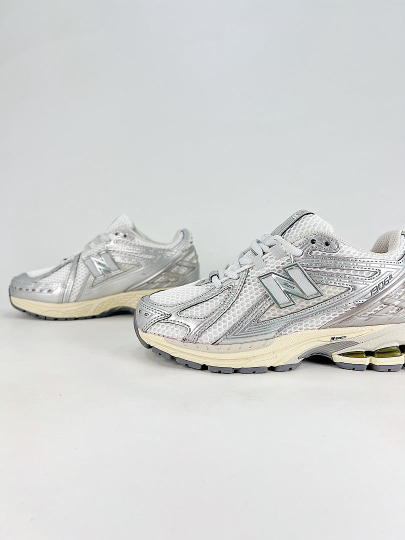 New Balance 1906R U1906RGC White Silver Womens Mens Retro Mesh Sneakers