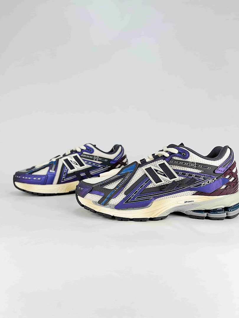 New Balance 1906A Womens Mens Purple Black Mesh Retro Runner Sneakers
