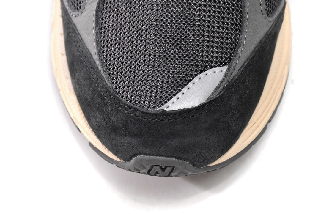 New Balance 2002R M2002RHO Black Grey Womens Mens Retro Mesh Sneakers