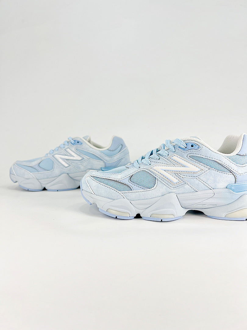 New Balance 9060 U90607KM Light Blue White Retro Chunky Sneakers for Women and Men