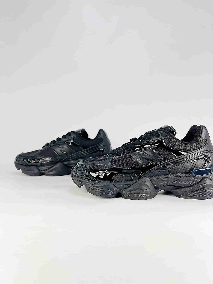 New Balance 9060 U90603BQ Black Retro Chunky Mesh Sneakers for Women and Men