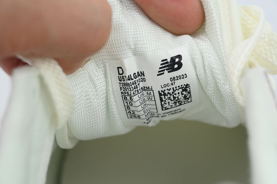 New Balance 574 Legacy U574LGAN White Grey Retro Sneakers | Women's & Men's Casual Shoes