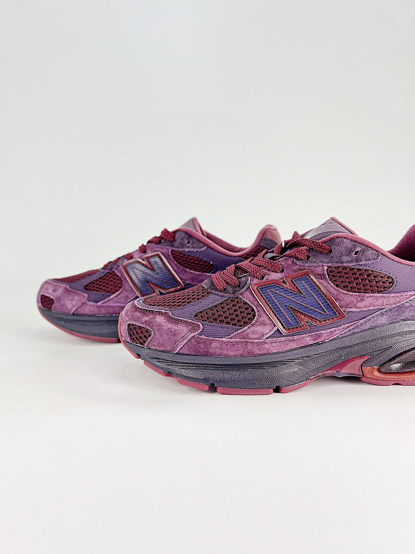 New Balance 2010 Purple Burgundy Retro Sneakers Women Men Y2K Casual Shoes